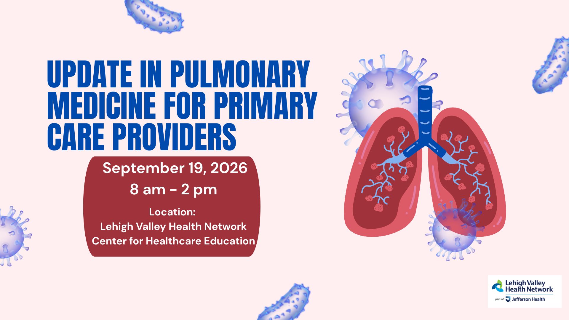 Update in Pulmonary Medicine for Primary Care Providers Banner